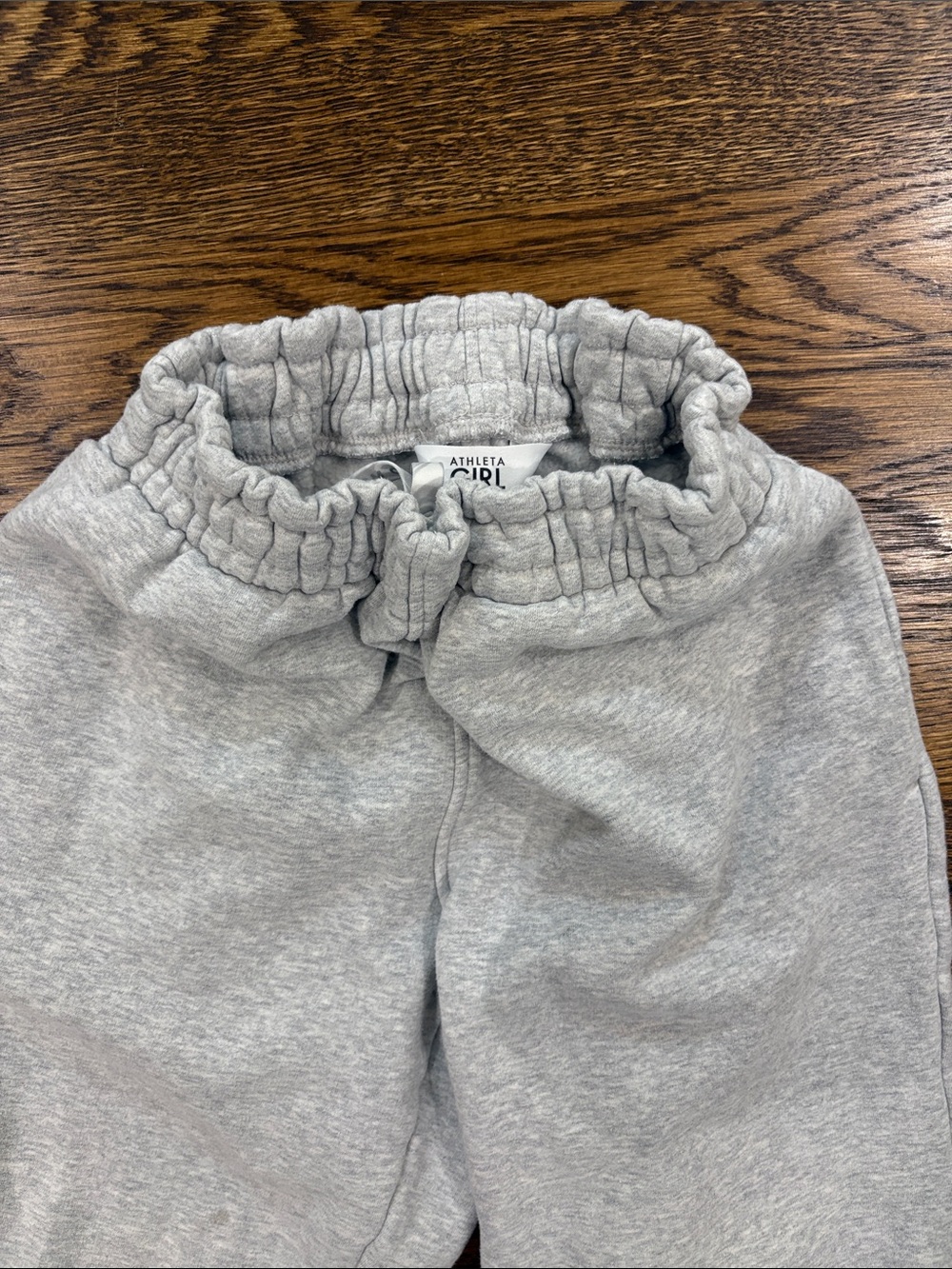Athleta Light Gray Kids Jogger Pants - Elastic Waist